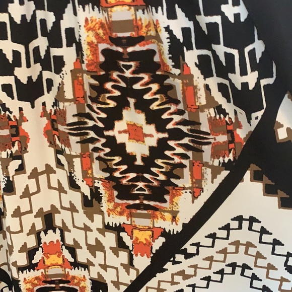 New Chico’s Mixed Tribal Sierra Maxi Dress 1 Med - Picture 8 of 10